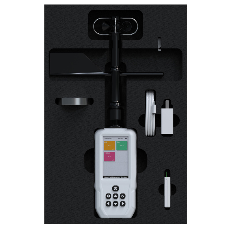 Three Elements handheld weather station whole box accessories